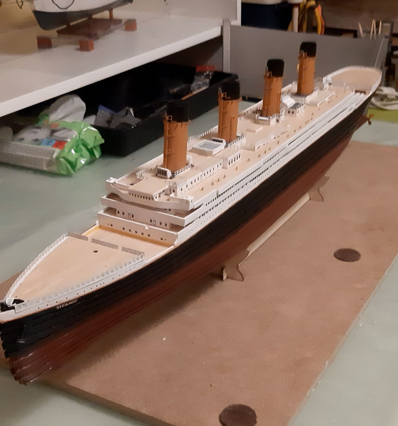 Customer photo review of Maqueta Barco Titanic
