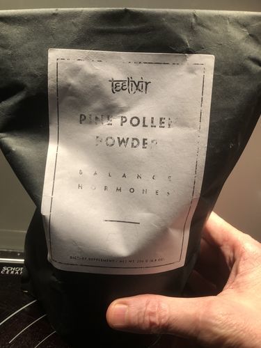 Customer photo review of Pine Pollen Powder