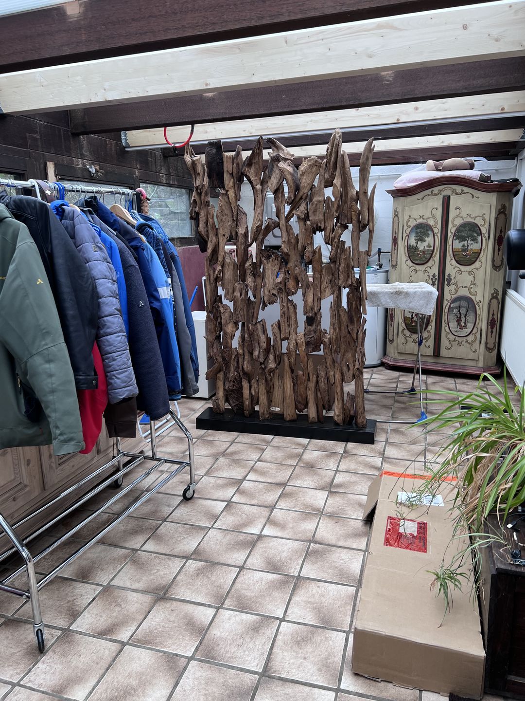 Customer photo review of BELMIRO Design Holz Raumteiler