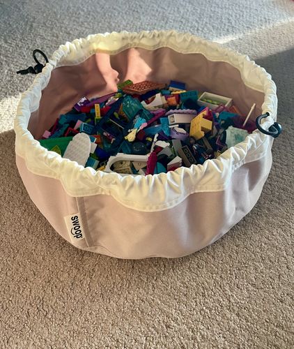 Customer photo review of Mini Toy Bag - Beach Sand