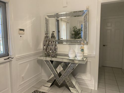 Customer photo review of Modern Silver Ceramic Vase