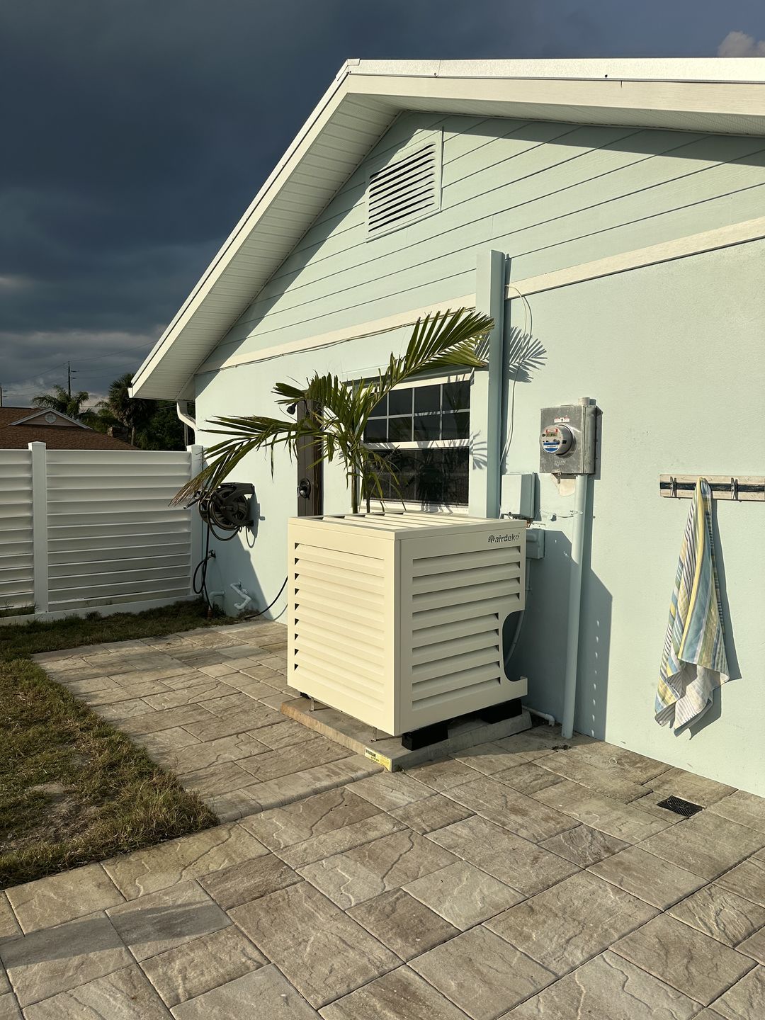 Customer photo review of Central AC Cover - Off White
