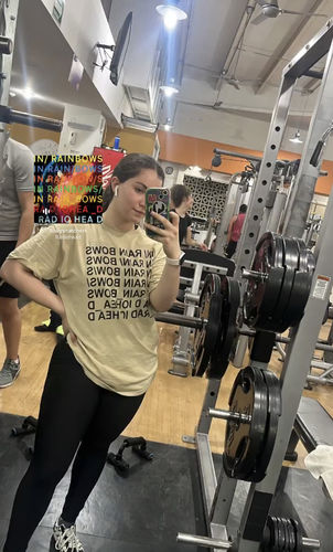 Customer photo review of Playera Radiohead: In Rainbows