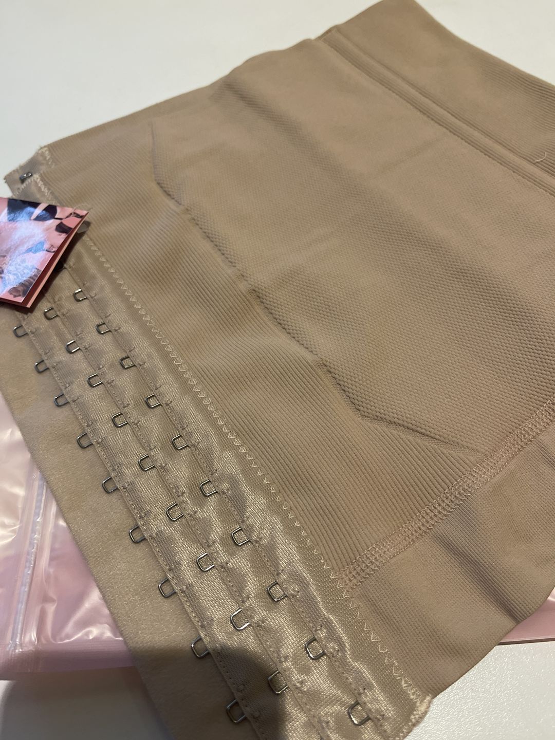 Customer photo review of Microfiber Shoulder Straps Back Support Waist and Abdomen Control Corset