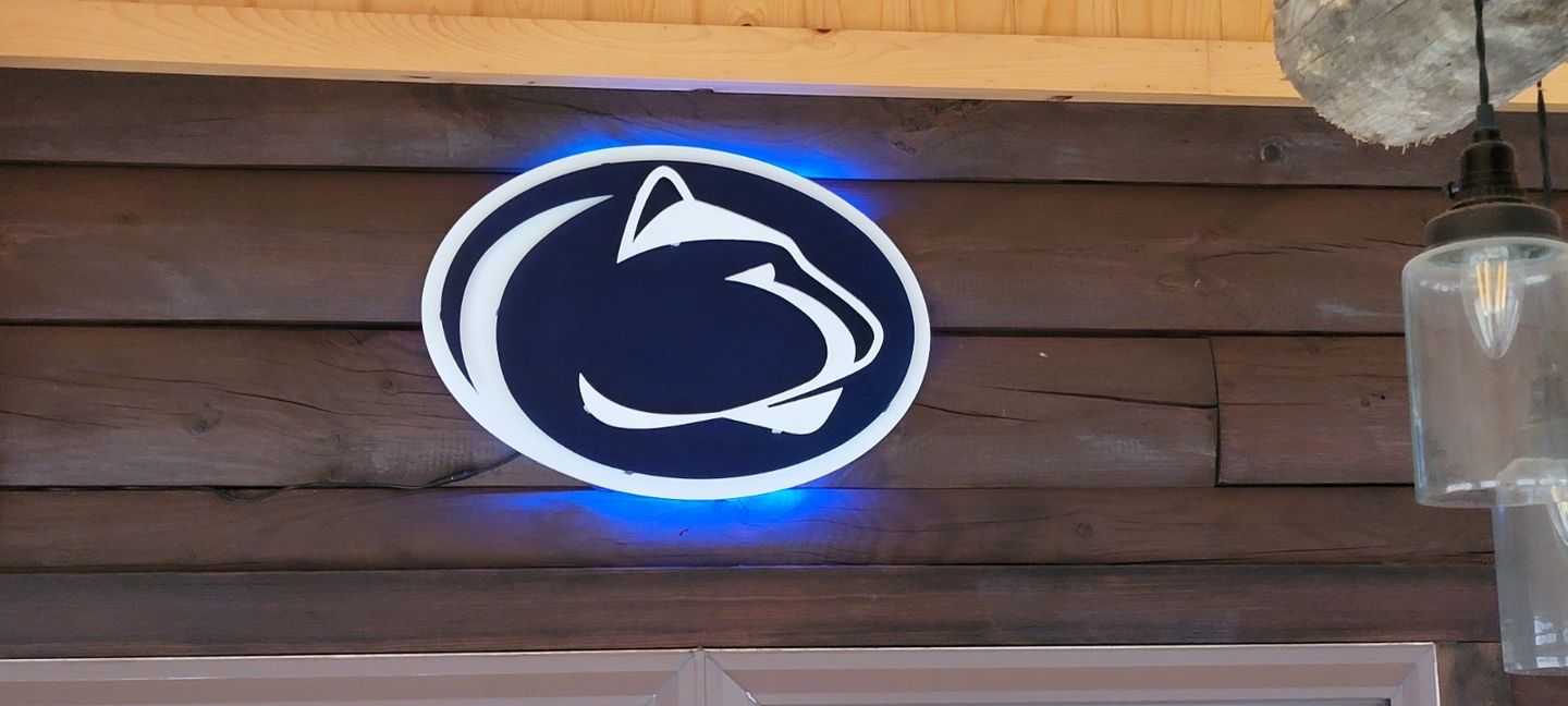 Customer photo review of Penn State Nittany Lions 3D Metal Wall Art
