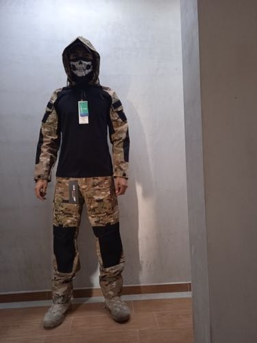 Customer photo review of Outdoor Combat Hooded Suits Uniform Pants with Pads