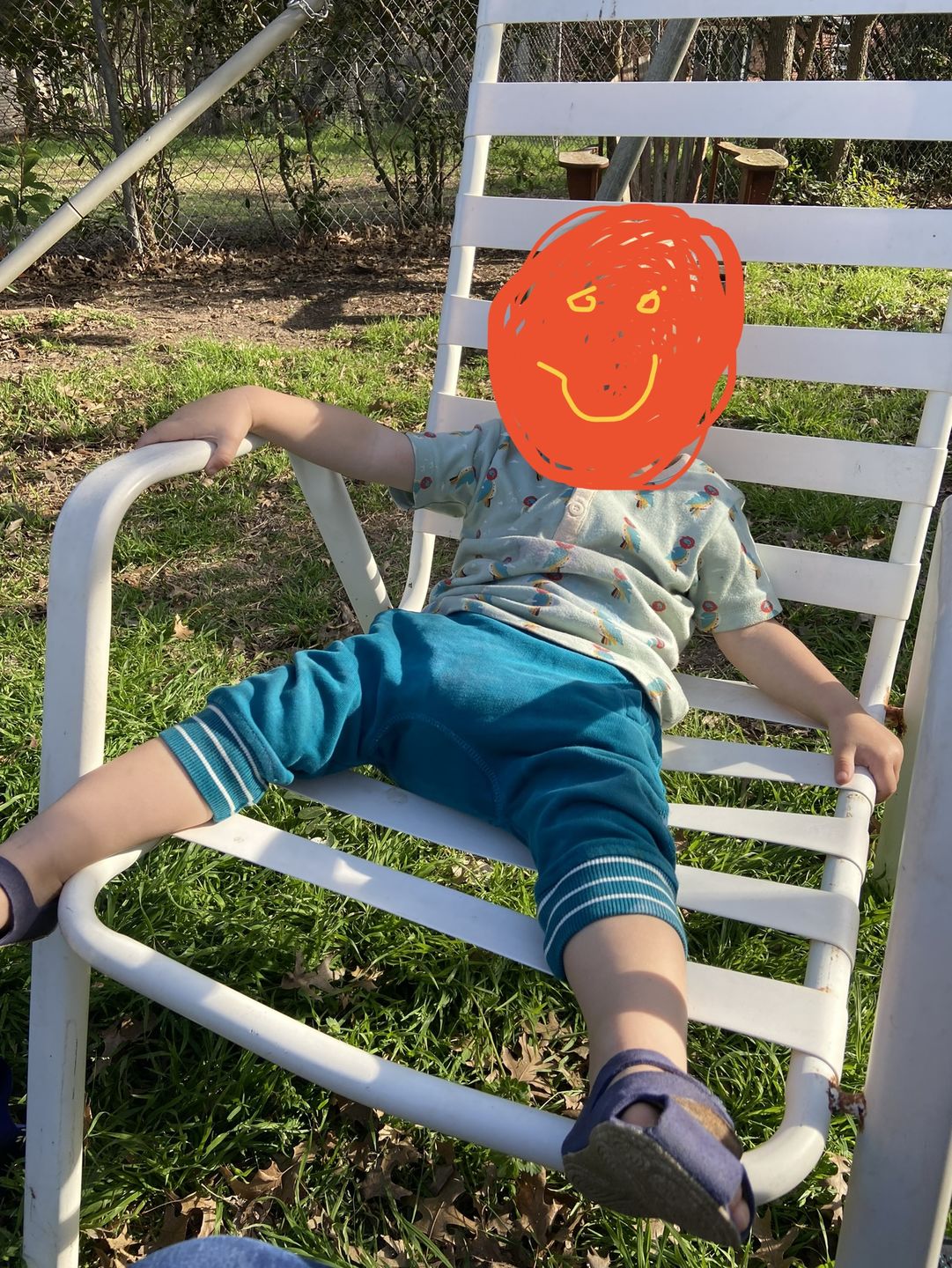 Customer photo review of Little Woodpecker Short Sleeve Henley Top