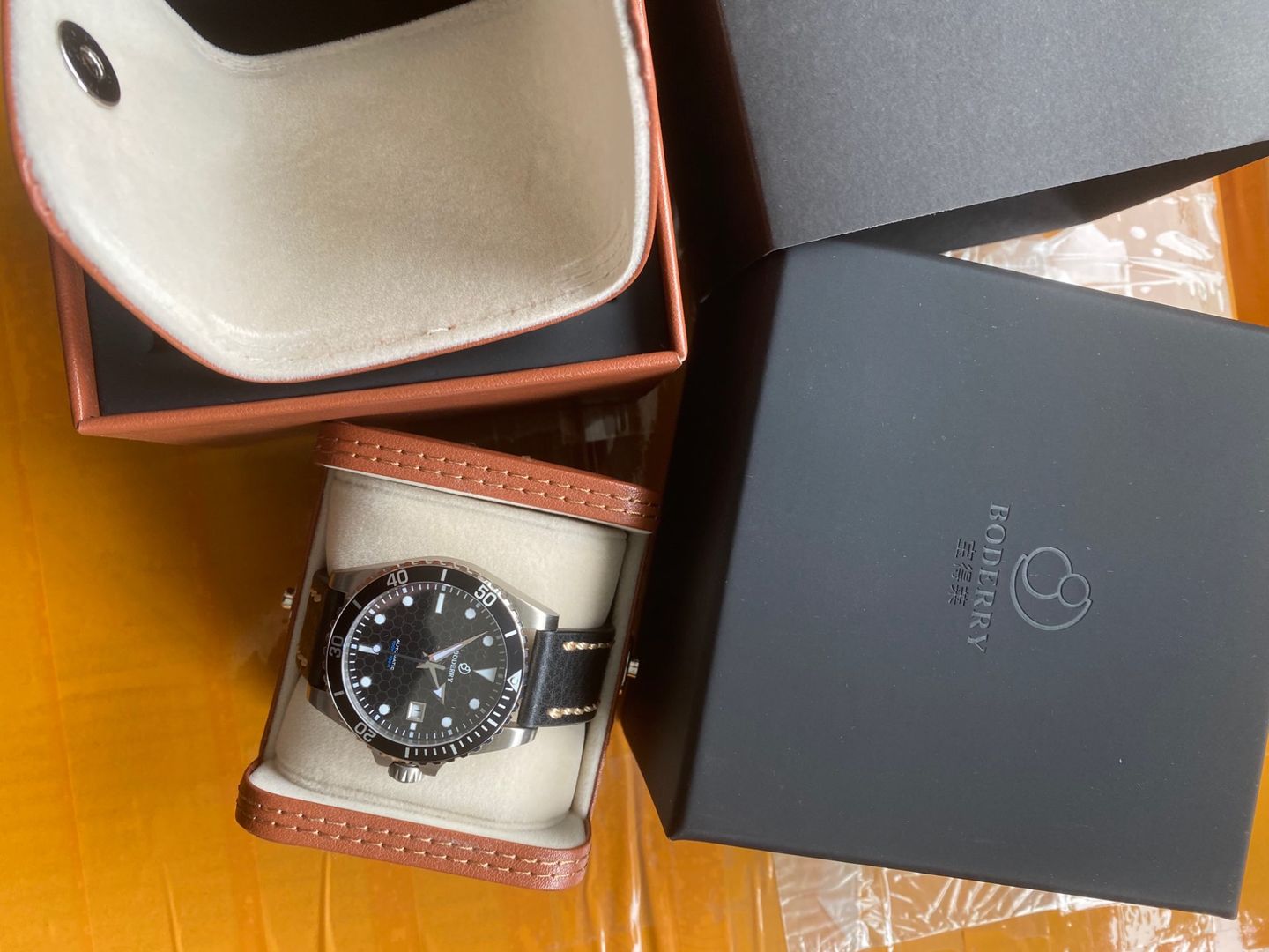 Customer photo review of SEATURTLE.OCEAN(TITANIUM) - Automatic Titanium Diver Watch | Black