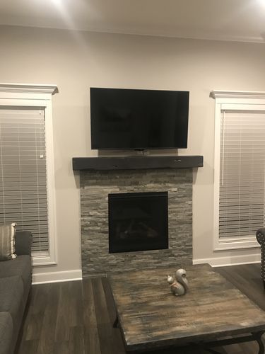 Customer photo review of Distressed Mantels
