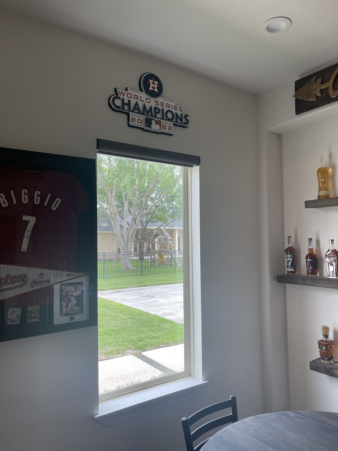 Customer photo review of Houston Astros World Series 2022 3D Metal Wall Art