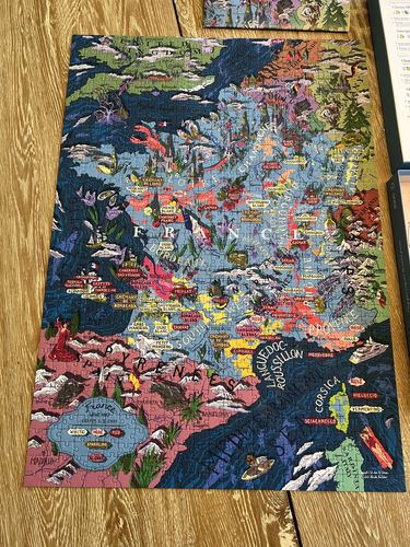 Customer photo review of Wine Puzzle - France