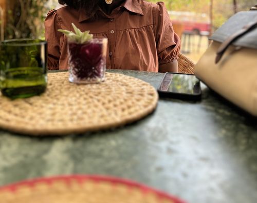 Customer photo review of Sweet Nothings Tiered Shirt Dress in MAUVE
