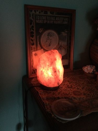Customer photo review of Original Himalayan Salt Lamp (Large)