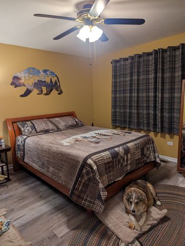 Customer photo review of Limited Edition Yosemite Bear - Metal Wall Art