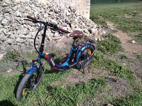 Customer photo review of Fafrees F20 Pro 250W 20" Folding Step-through Electric Bike 18Ah 25km/h 150km