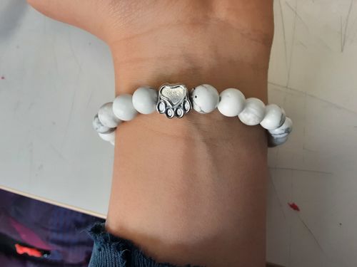 Customer photo review of "Polar Bear" Tracking bracelet