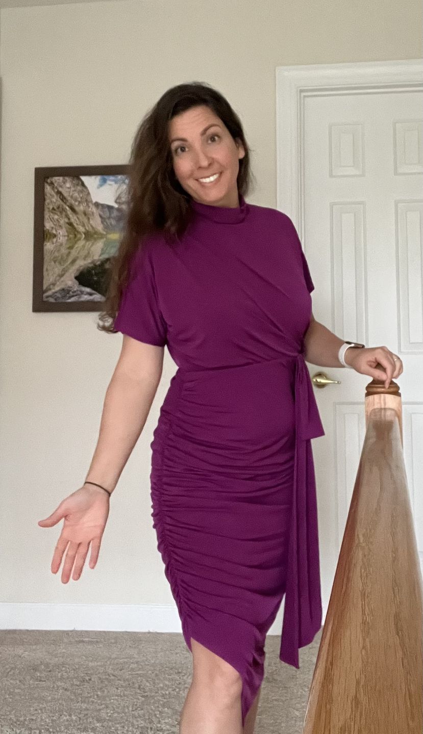 Customer photo review of Brigitte Brianna Cleo Dress