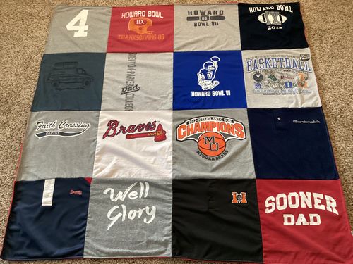 T-shirt quilt featuring braves by Debbie from GA