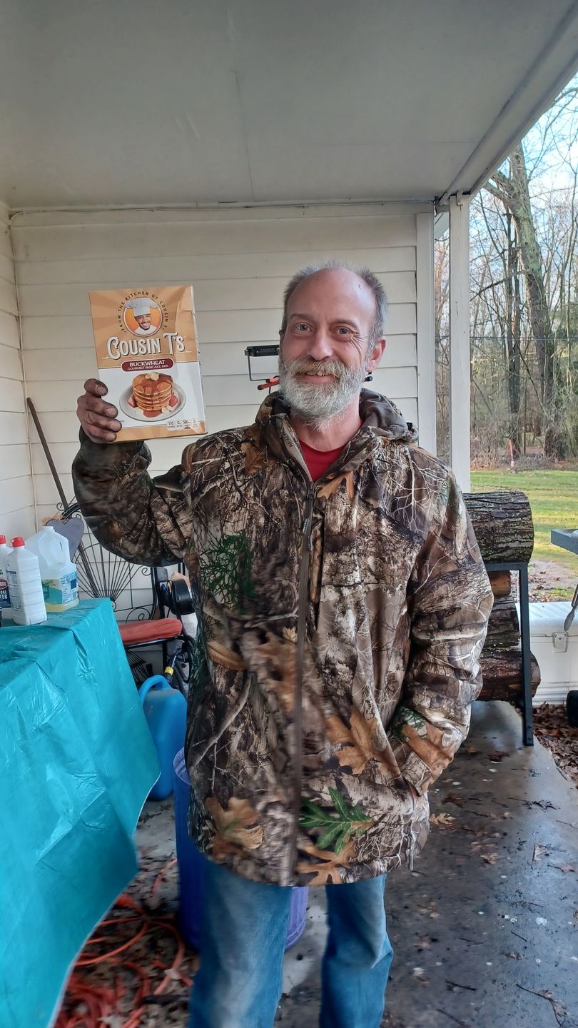 Customer photo review of Cousin T's Buckwheat Gourmet Pancake Mix (2 Pack)