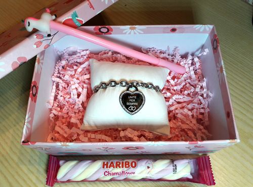 Customer photo review of Bracciale Cuore con frasi