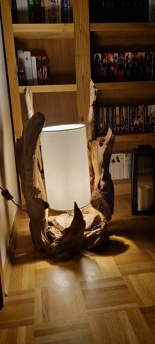 Customer photo review of Tisch Wurzellampe BION Höhe 70 cm