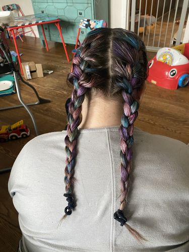 Customer photo review of Hair Color Wax