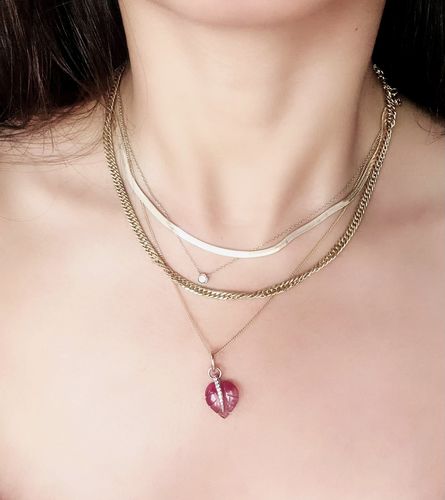 Customer photo review of Herringbone Chain