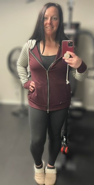 Customer photo review of Varsity Full Zip