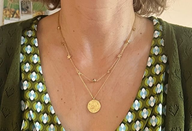 Customer photo review of JULIE NECKLACE