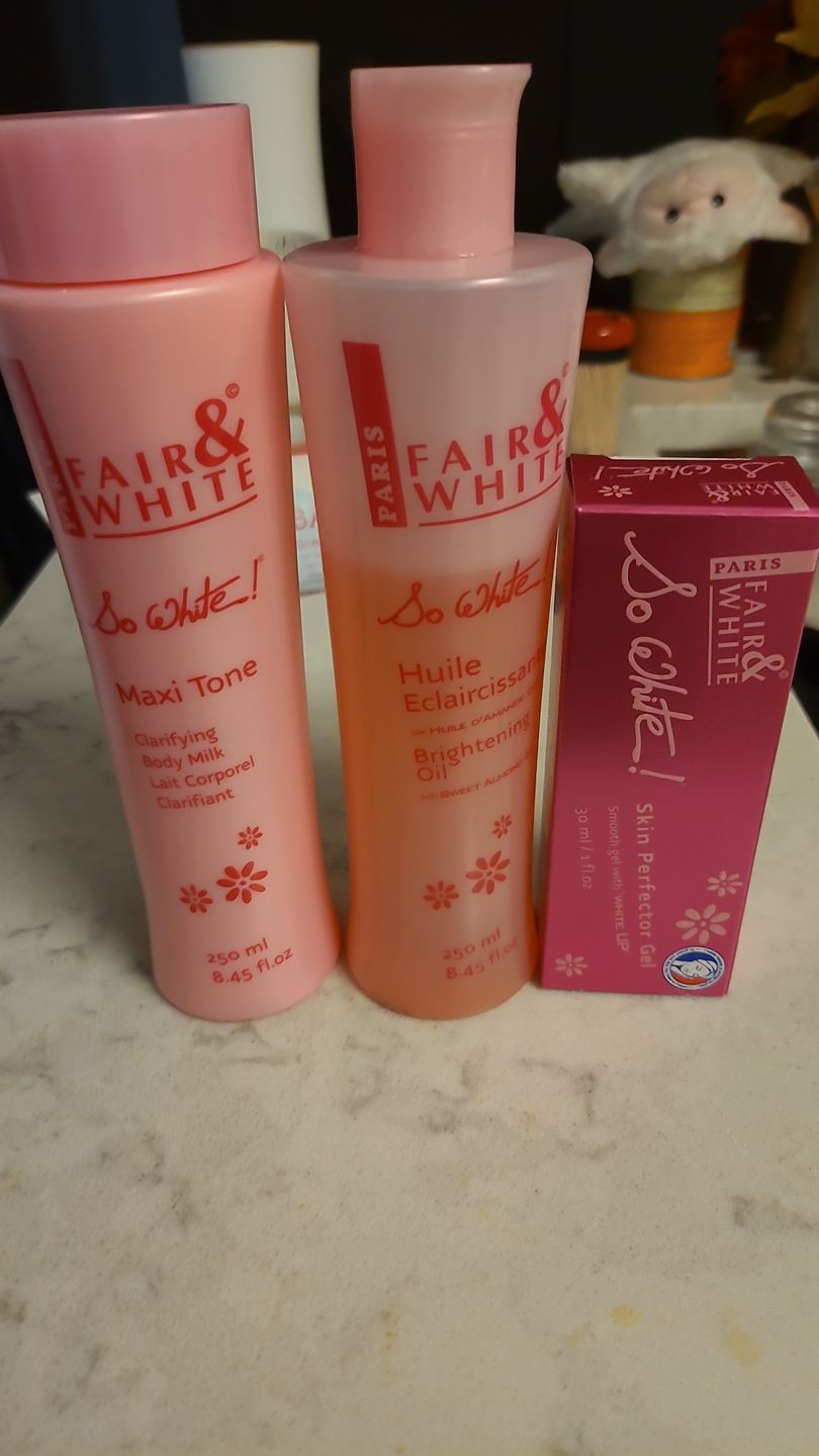 Customer photo review of Fair and White So White Skin Perfector Gel 30ml / 1 fl oz