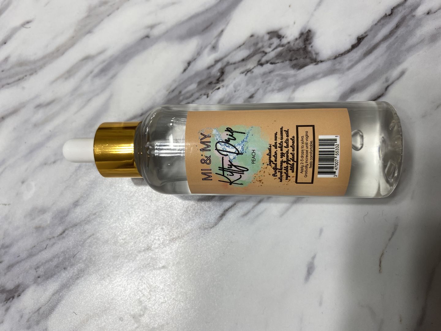 Customer photo review of Kitty Drip Peach
