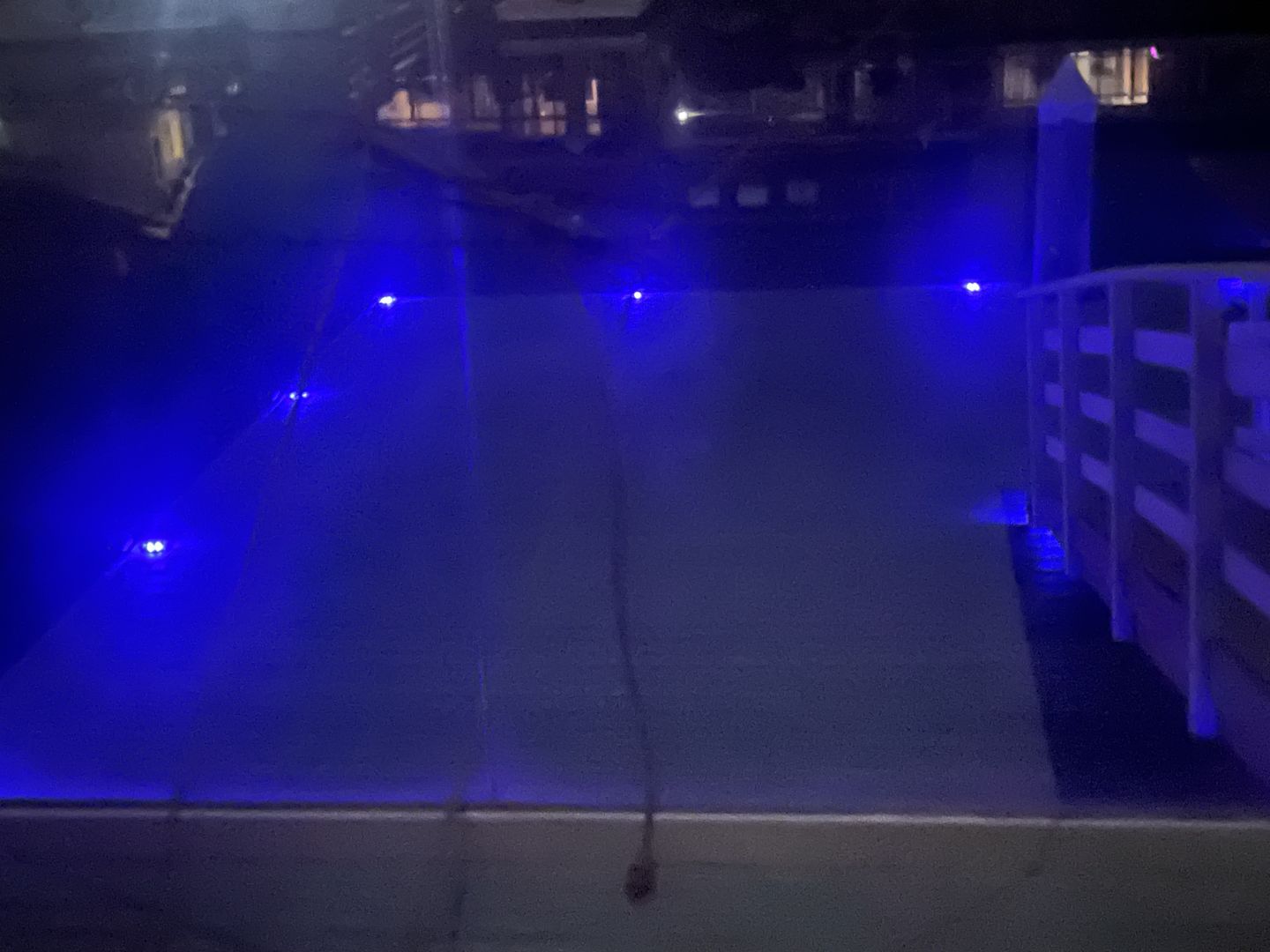 Customer photo review of TSUN Grey Shell Blue Solar Deck Lights