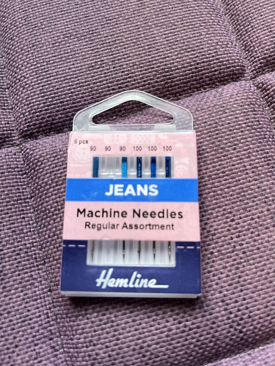 Customer photo review of Hemline Machine Needle - Jeans