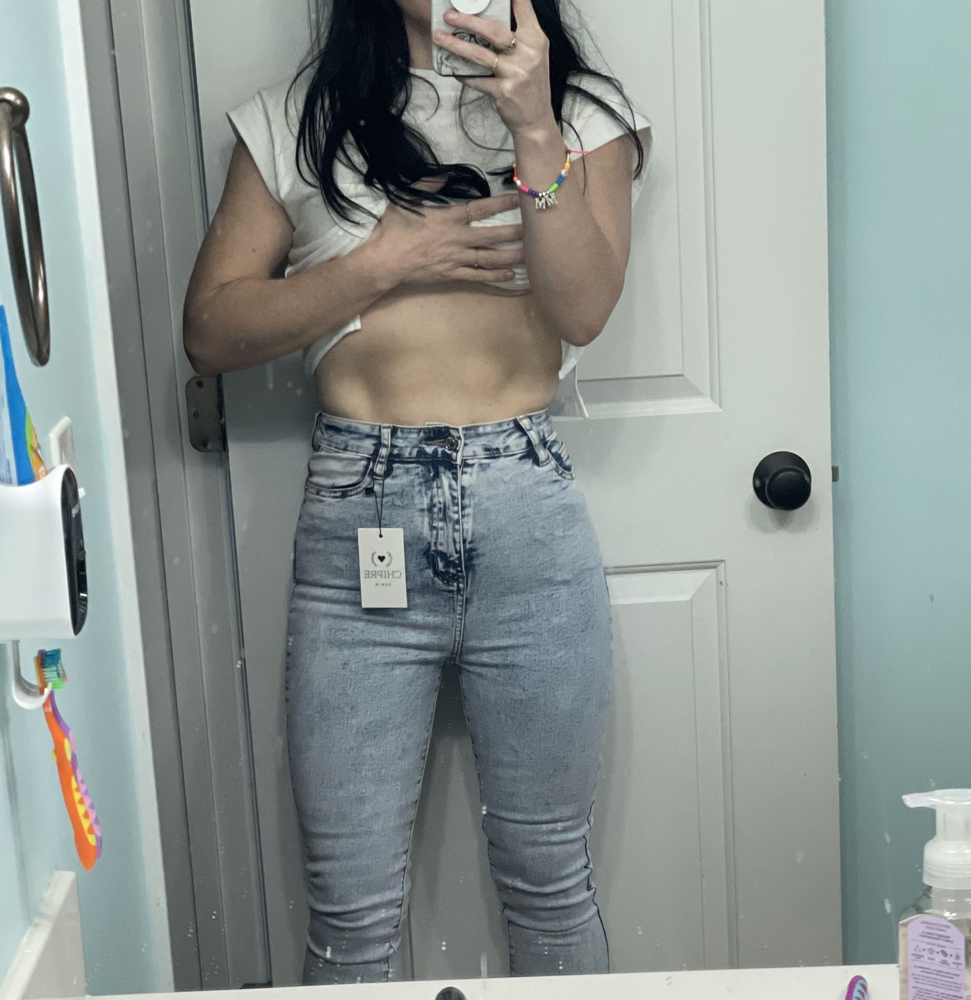 Customer photo review of Ethos High-Rise Skinny Jean  #FlatteringFit