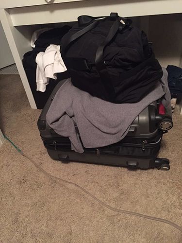 Customer photo review of Zoraesque Weekender Duffle Bag