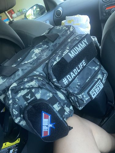 Customer photo review of Tacpac 'Recon 2.0' Digital Camo Nappy Bag Set