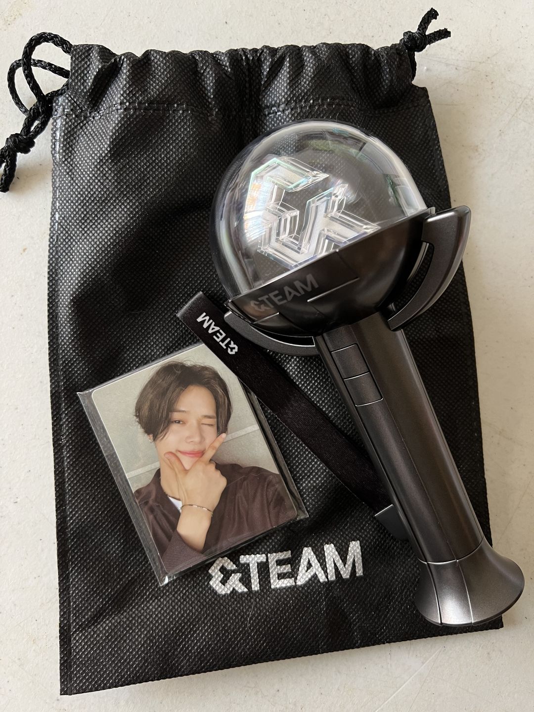 Customer photo review of &TEAM - OFFICIAL LIGHT STICK