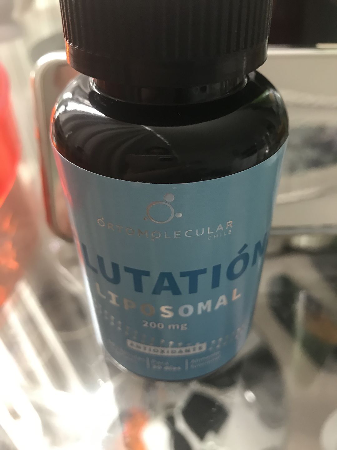 Customer photo review of Glutatión liposomal 200 mg-60 cáps