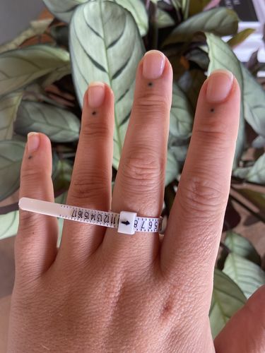 Customer photo review of Ring Sizer (free domestic shipping)