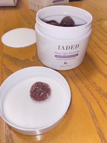 Customer photo review of Sleep Tight Gummies
