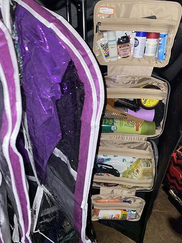 Customer photo review of The Space Saver Hanging Toiletry Bag