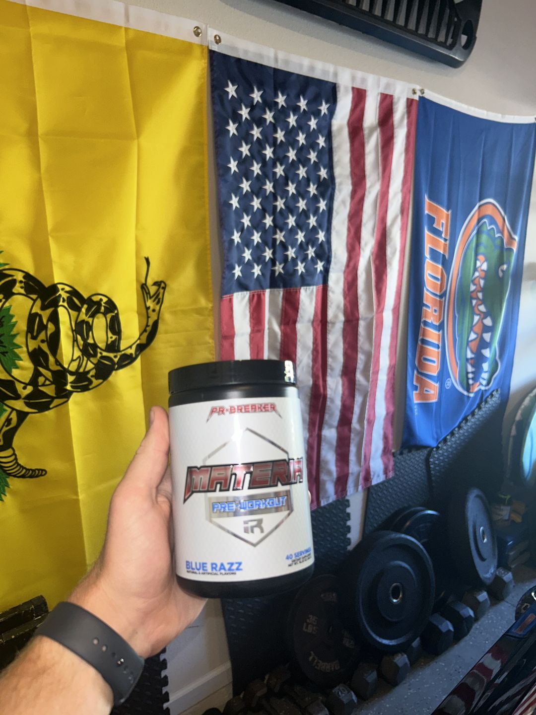 Customer photo review of MATERIA Pre-Workout V2.0