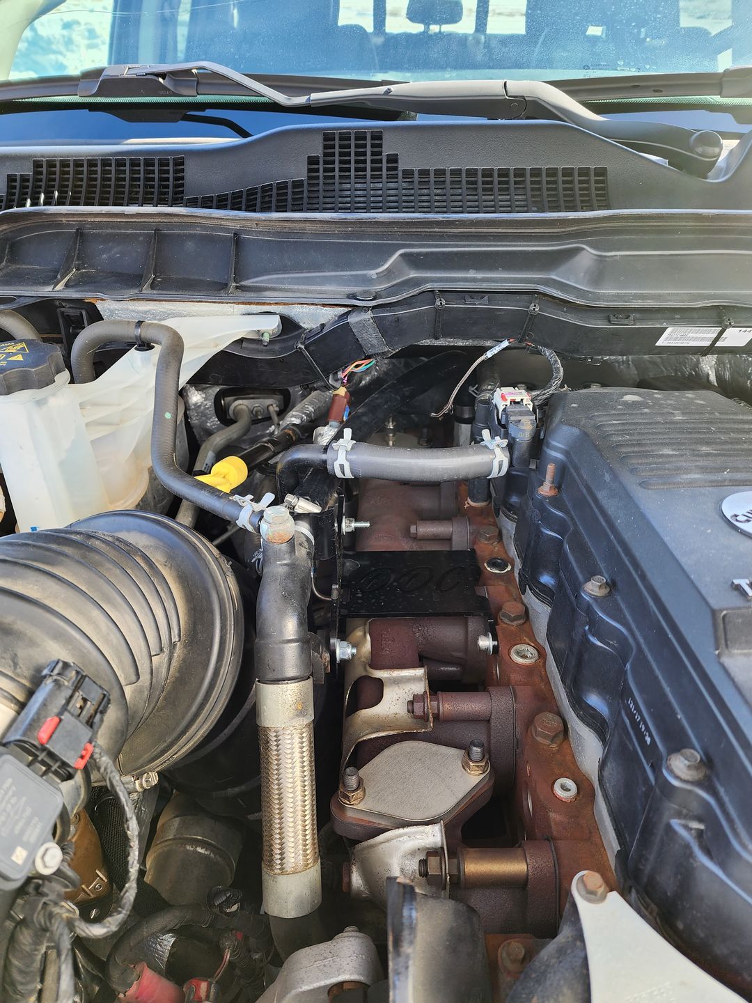Customer photo review of 2009-2024 Cummins Dirty EGR/Cooler Delete (I67-EGR-A006)
