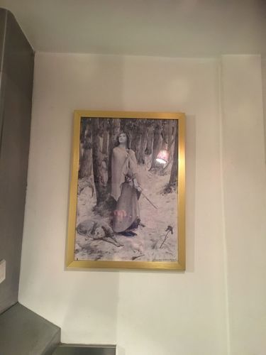 Customer photo review of Joan of Arc Hearing the Voices by Luc Olivier Merson (French, 1846 - 1920), 16X12"(A3)Poster Print