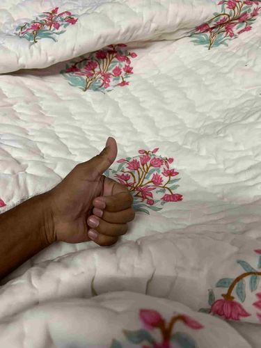 Customer photo review of Organic Mulmul Cotton Quilt