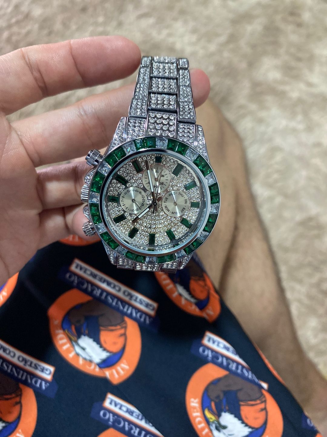 Customer photo review of Diamond & Gemstone Watch