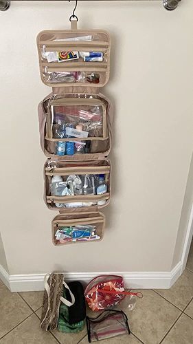 Customer photo review of The Space Saver Pro Bonchemin Hanging Toiletry Bag