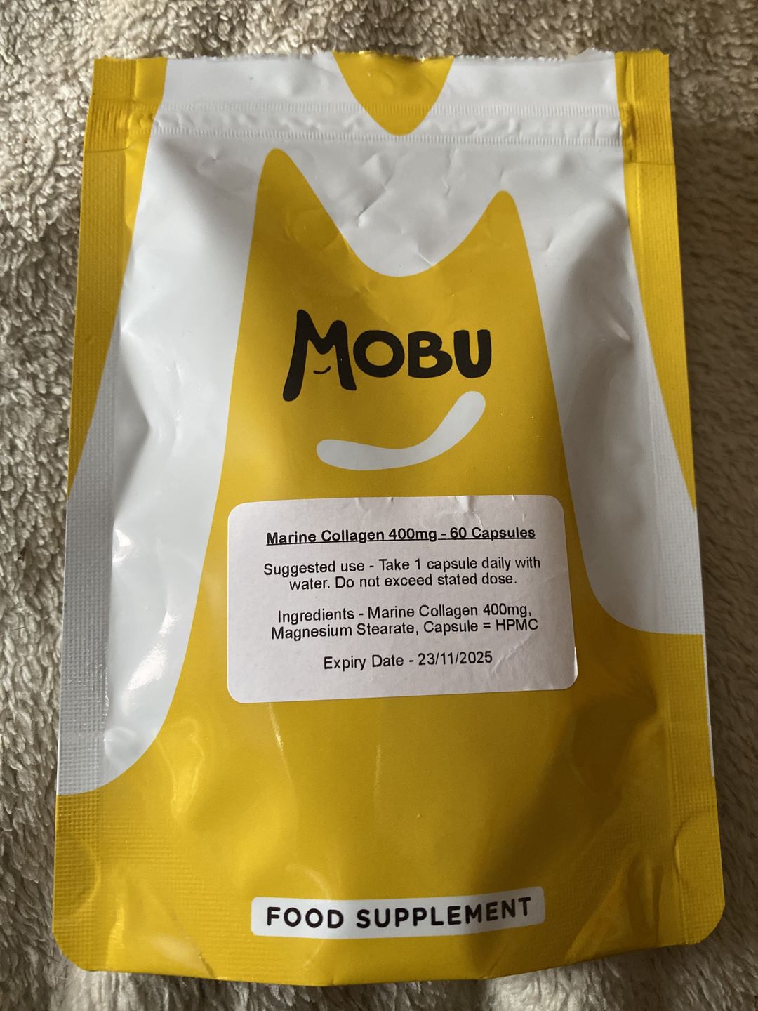 Customer photo review of Marine Collagen 400mg