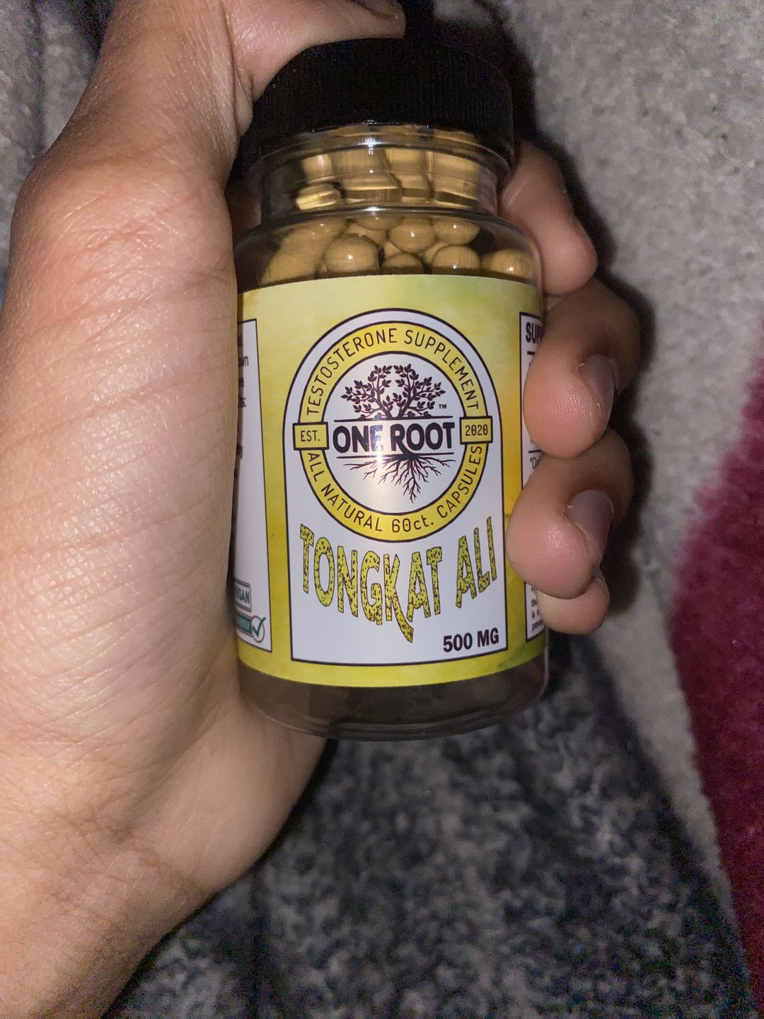 Customer photo review of Tongkat Ali Capsules: 60ct