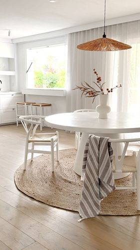 Customer photo review of Organica Natural Jute Round Rug